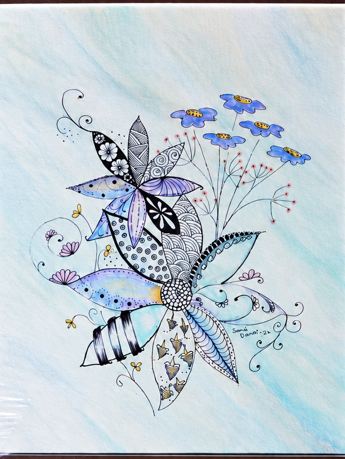 *Periwinkle Dreams* Art by Sandy Finelli