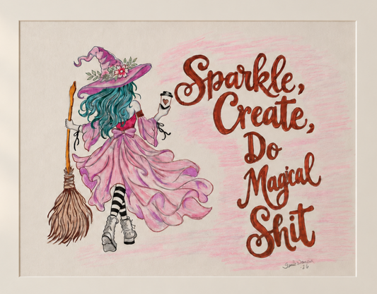 *Do Magical shit* Art by Sandy Finelli