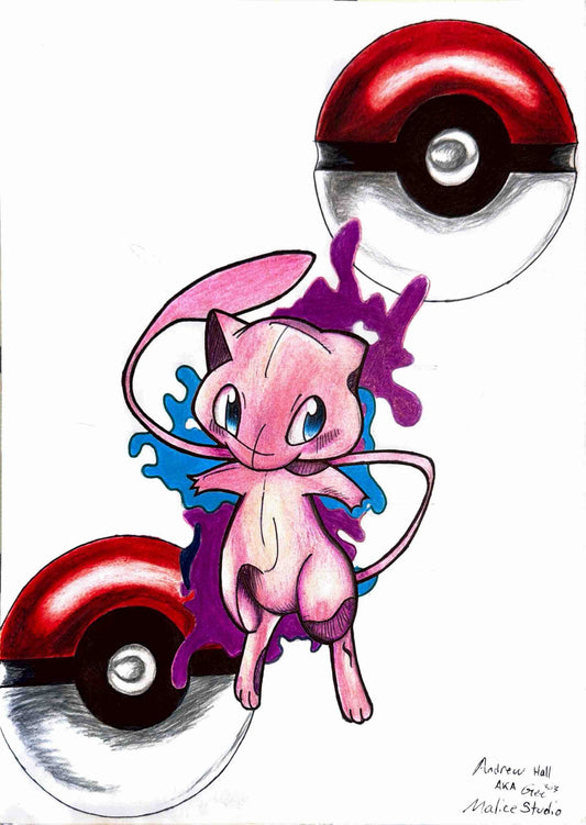 *Mew* Art by Andrew Hall