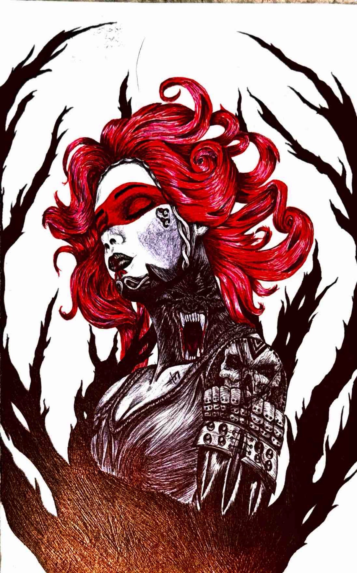 "Red Beauty" Art by Kody Patten x