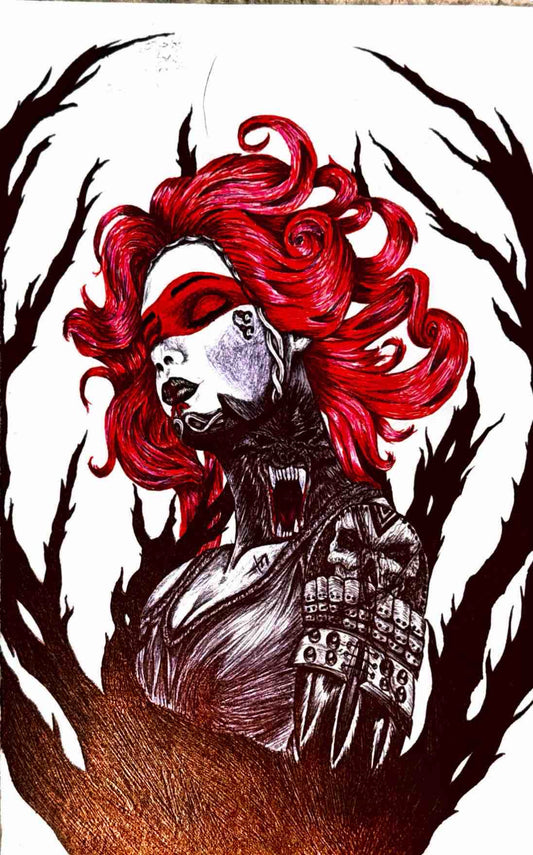 "Red Beauty" Art by Kody Patten x