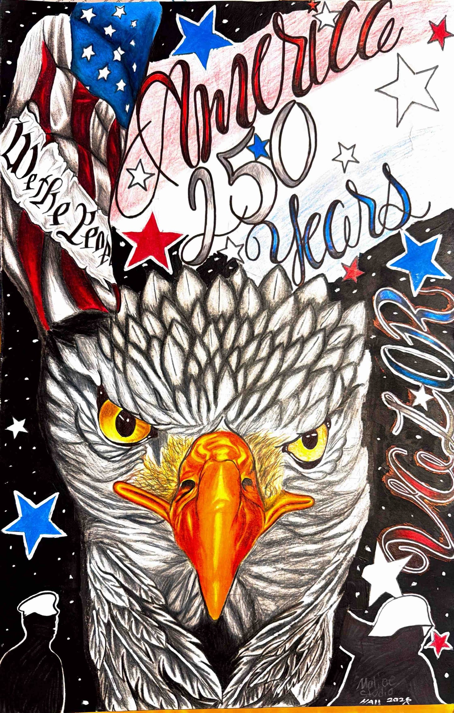 *Merica* Art by Andrew Hall