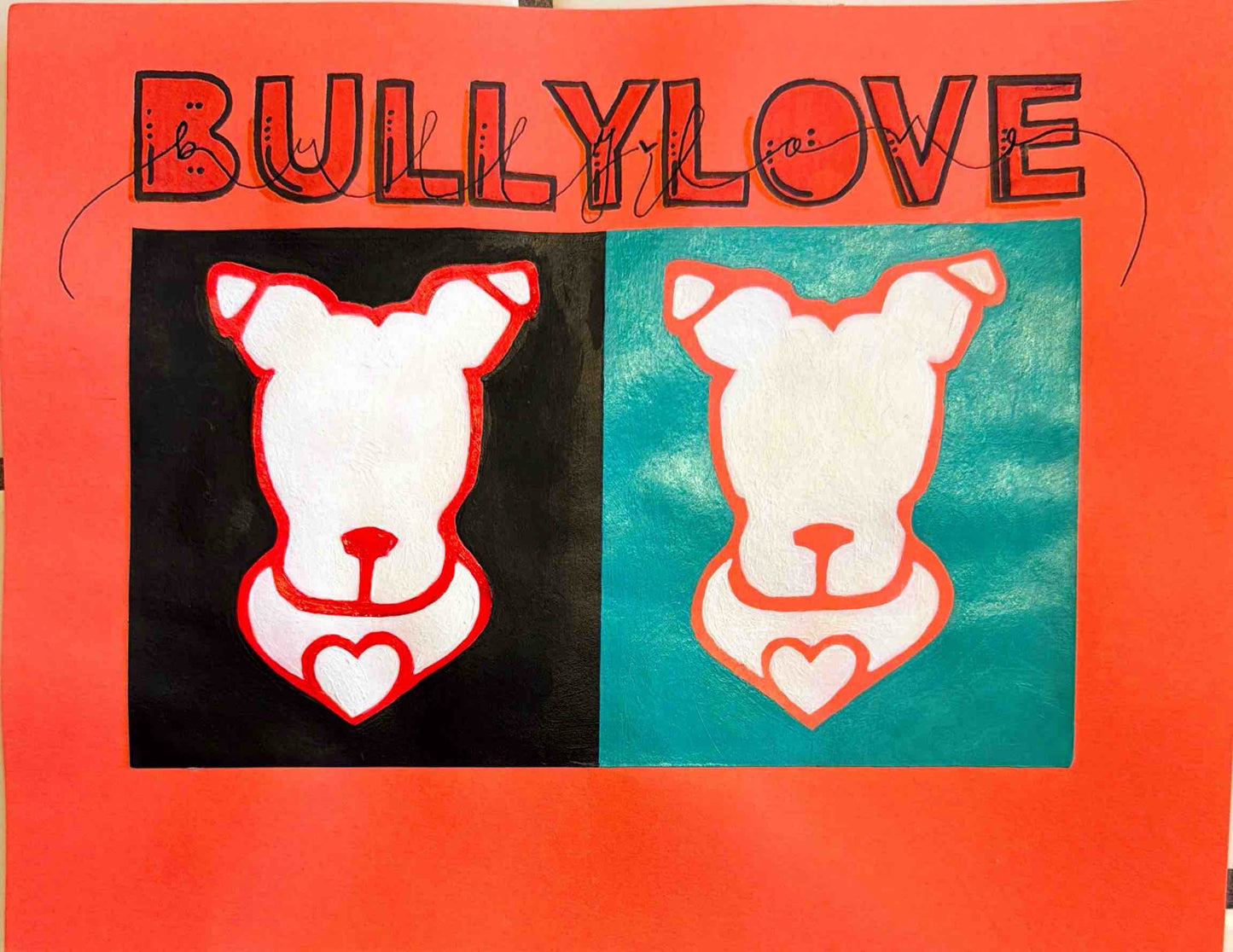 "Bully Love" Art by Mary Pitrello
