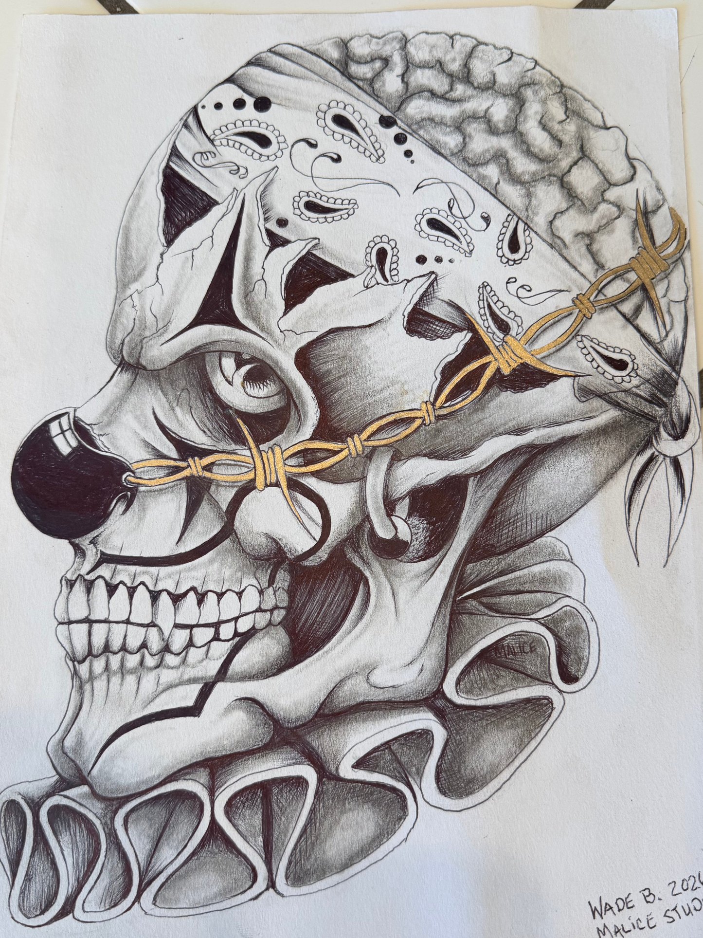 *Head Case* Art by Wade Bone