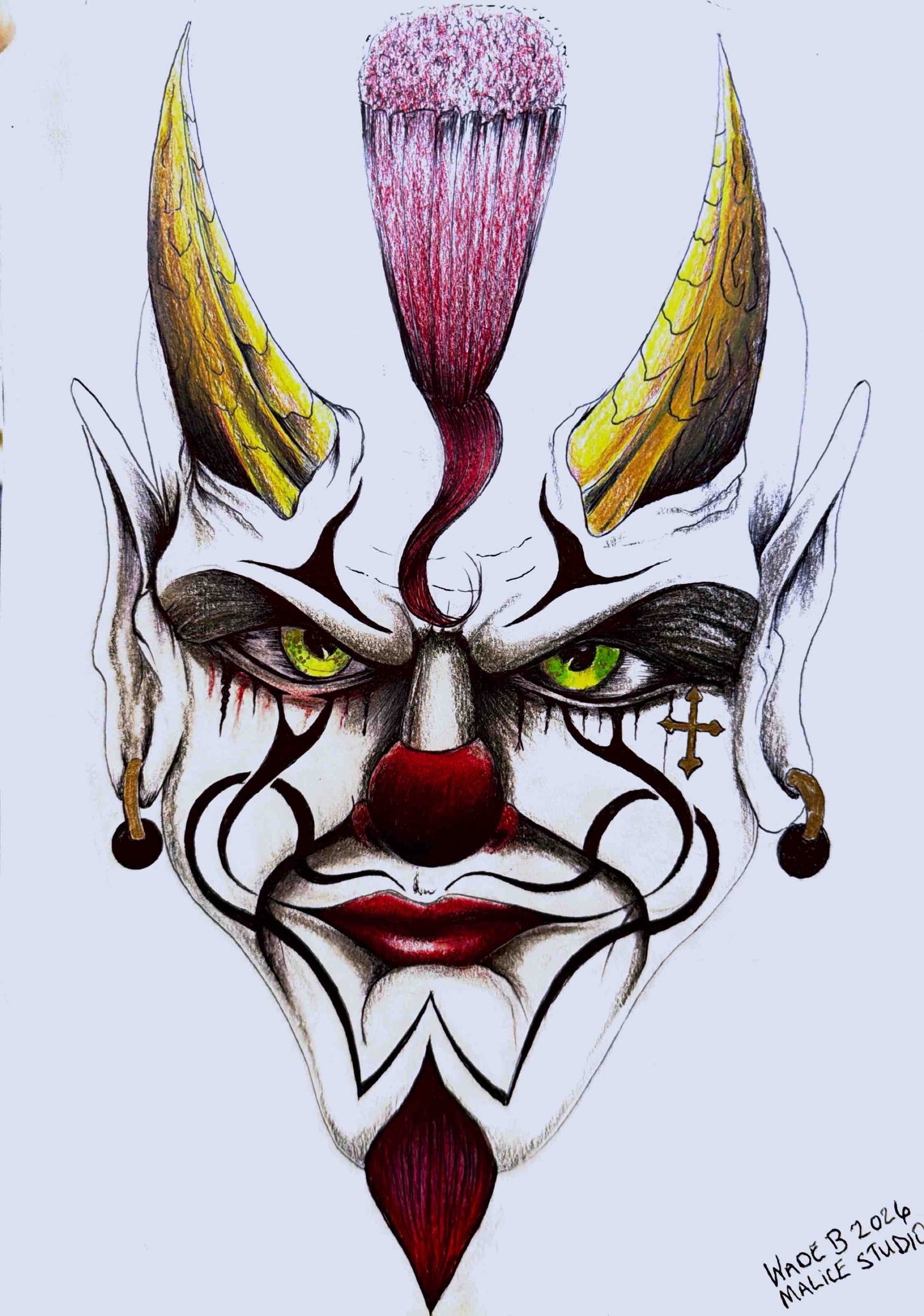 *Hell’s Jester* Art by Wade Bone