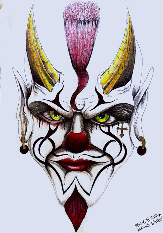 *Hell’s Jester* Art by Wade Bone