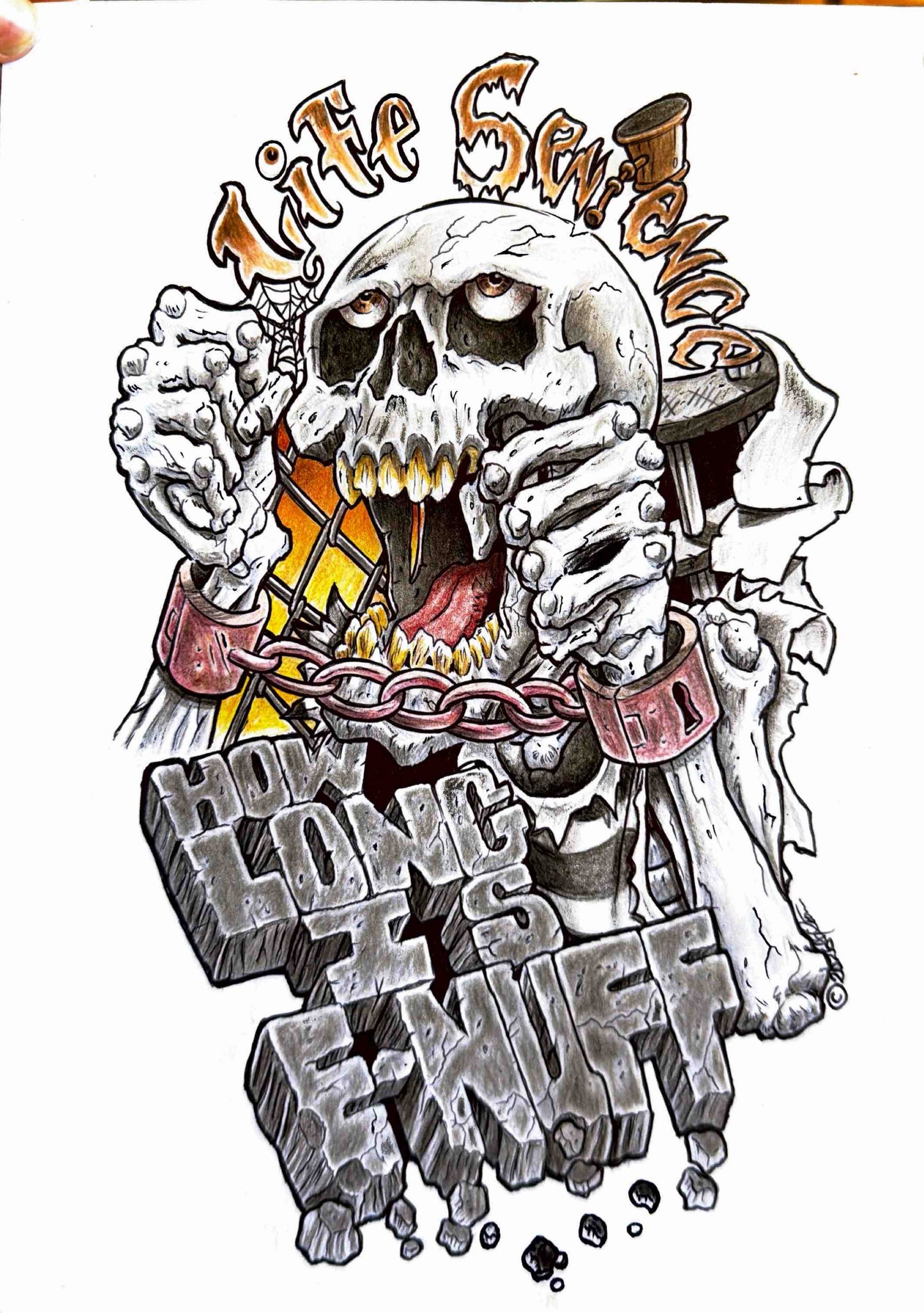 *How Long Is Enuff* Art by Manuel Quinones