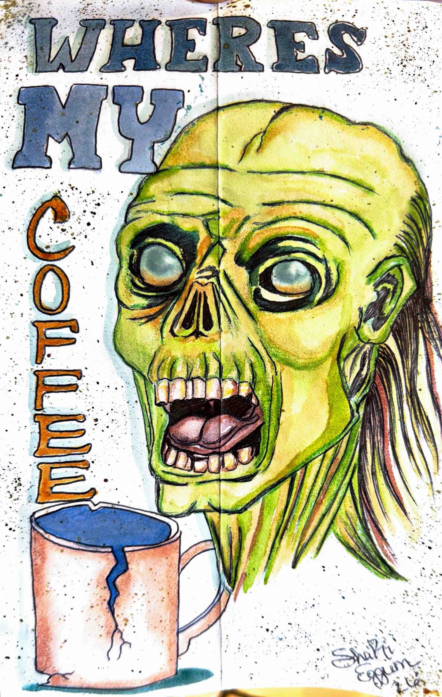 *Zombie State* Art by Shari Eggun