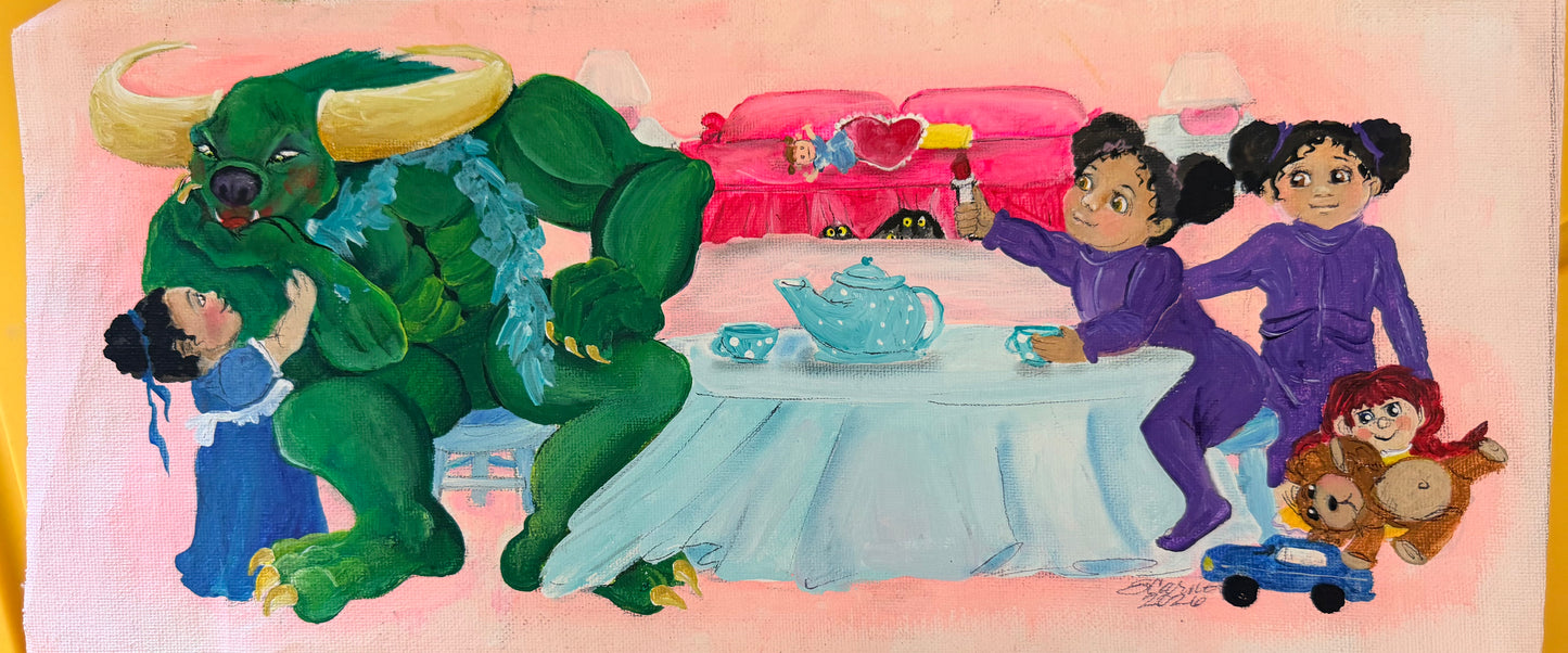 *And I Am the Monster!* Art by Suzanne Cosmo