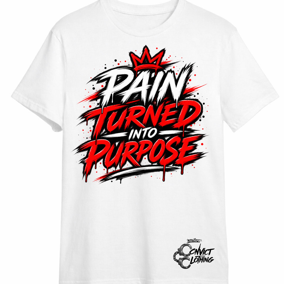 "Pain Turned Into Purpose" Red