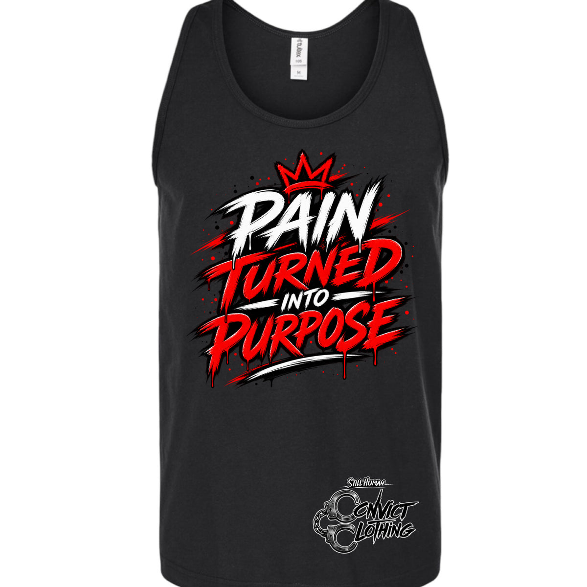 "Pain Turned Into Purpose" Red