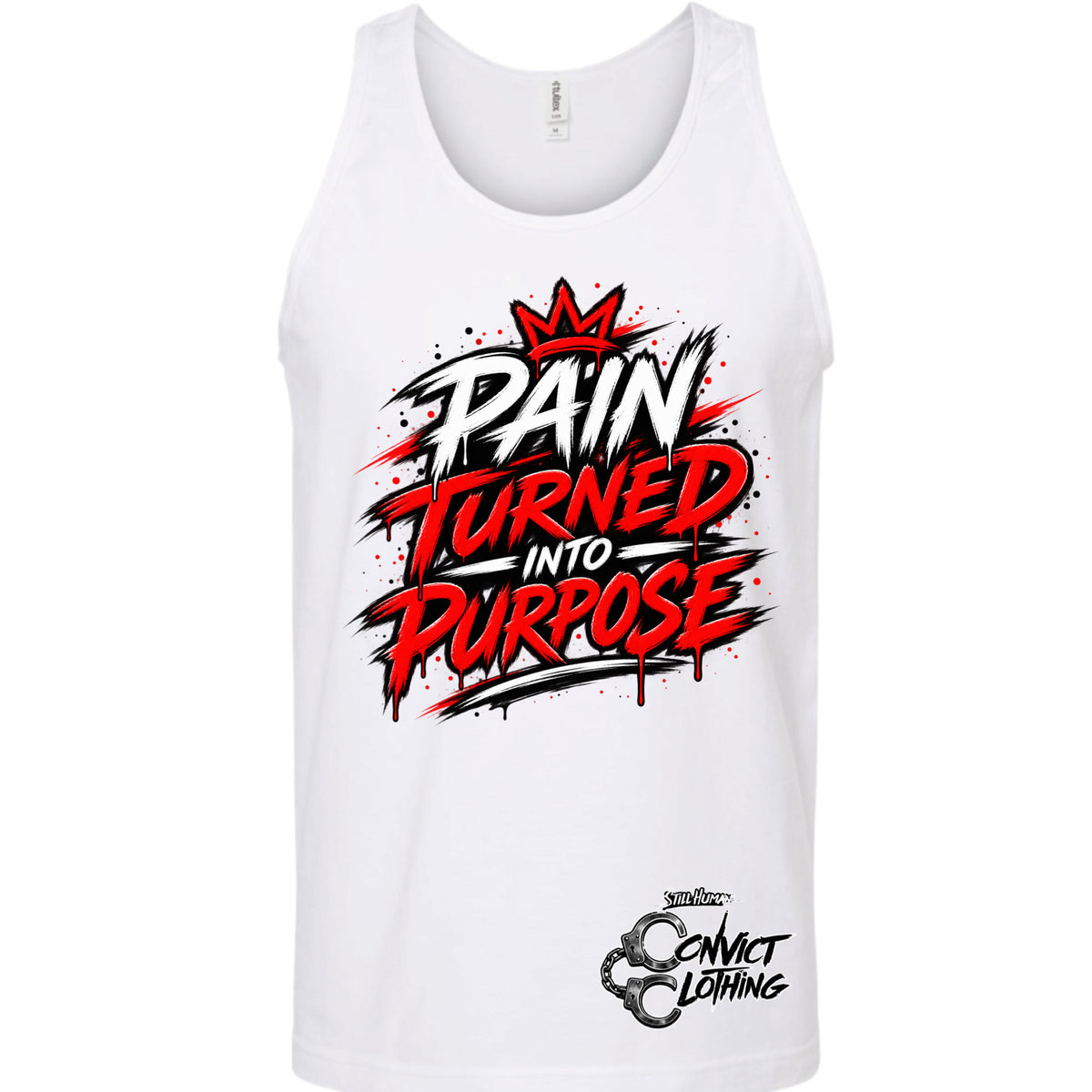 "Pain Turned Into Purpose" Red