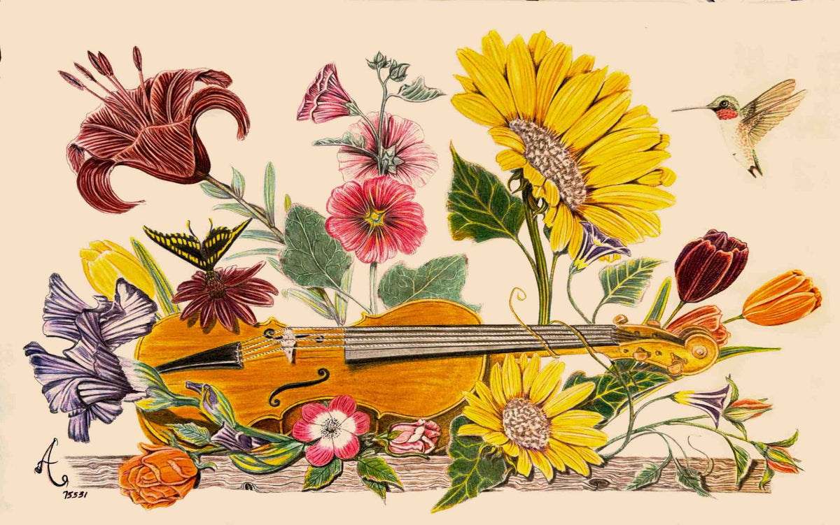 "Symphony in Bloom" Art by Anthony Echols