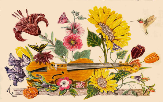 "Symphony in Bloom" Art by Anthony Echols