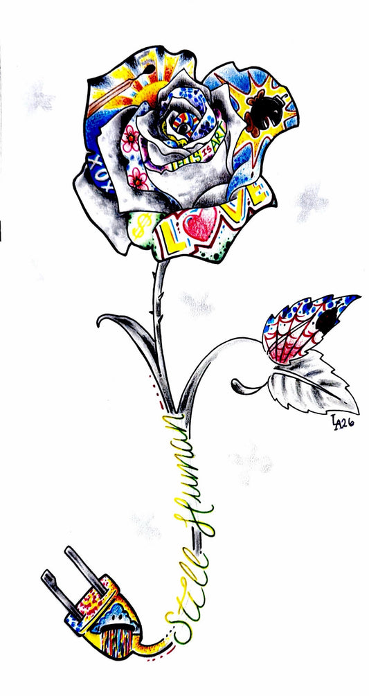 "The Glitch in the Garden" Art by Preston Caldwell