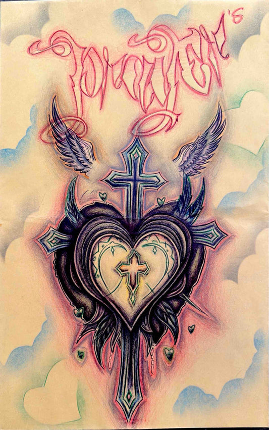*Sacred Heart & Roses* Art by Jesse Ortiz