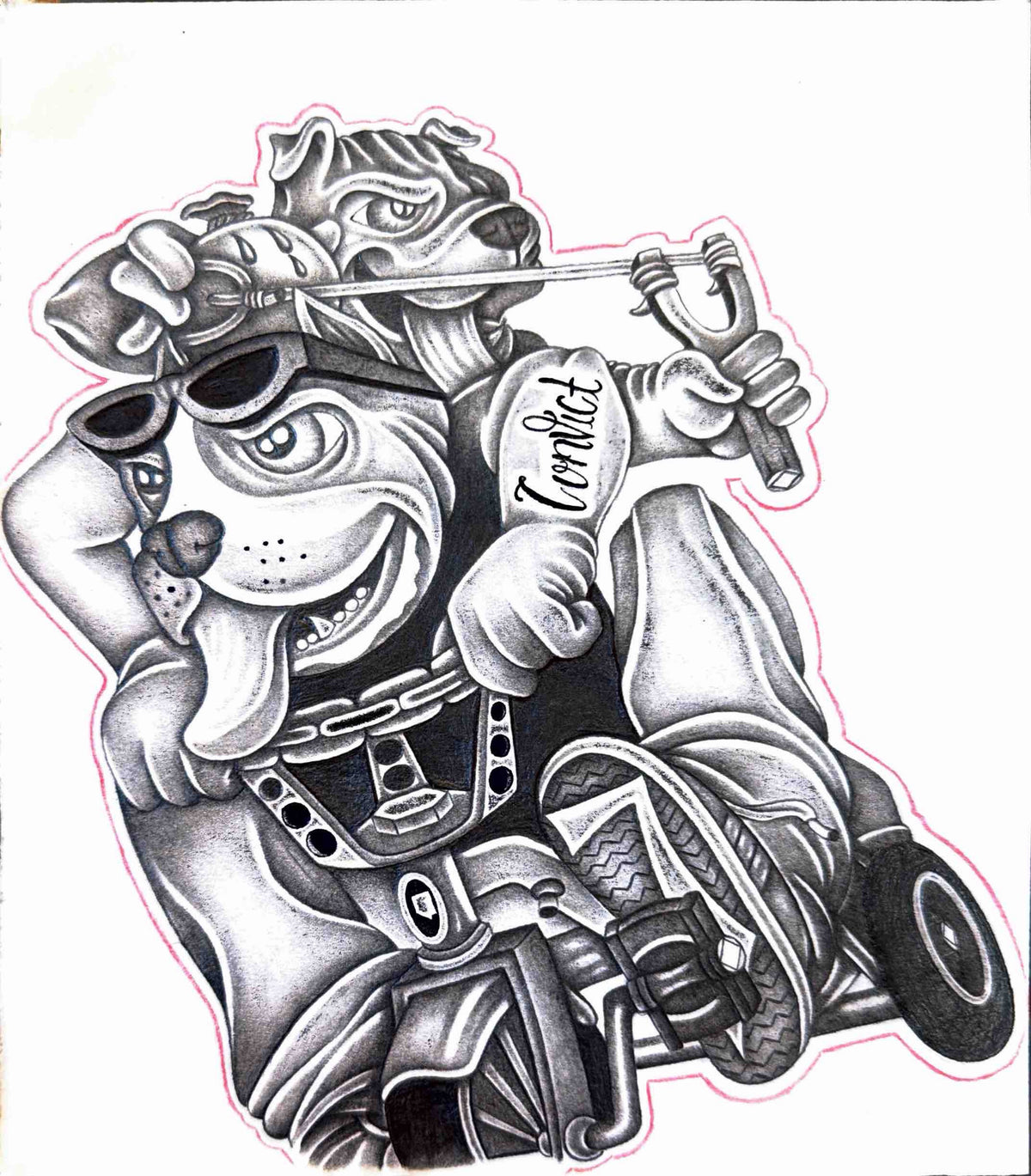 *Troublemakers* Art by Isaiah Aguilar