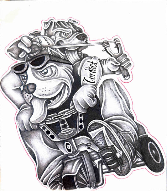 *Troublemakers* Art by Isaiah Aguilar