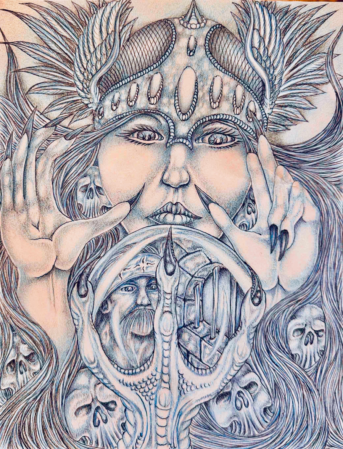*Valkyrie Gaze* Art by Devon Vedder