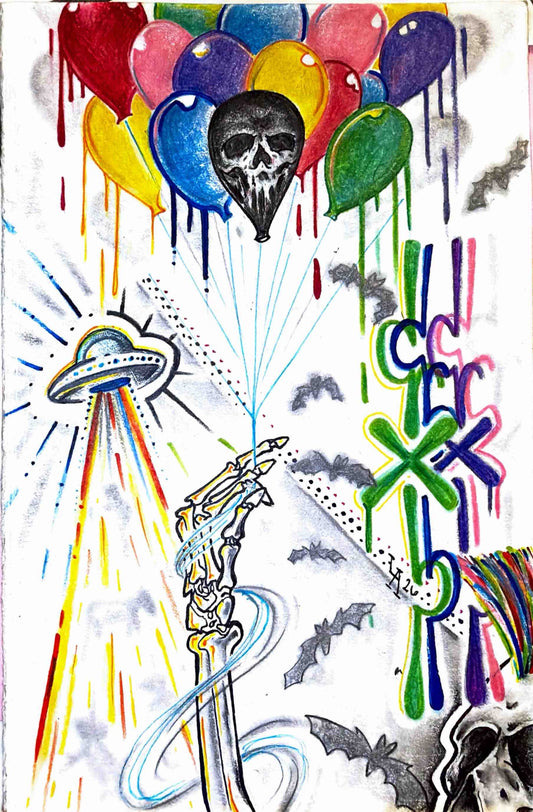 "Beam Me Out" Art by Preston Caldwell