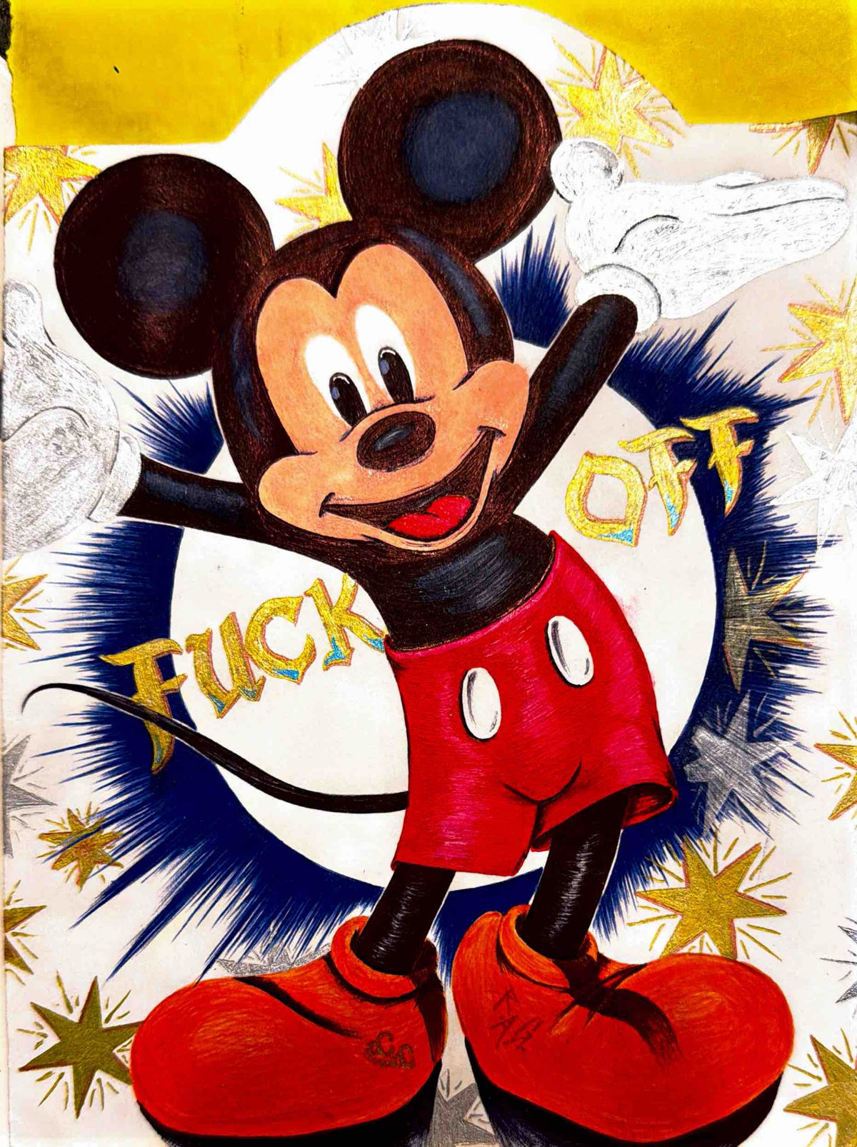 "Mickey’s Resignation " Art by Kody Patten