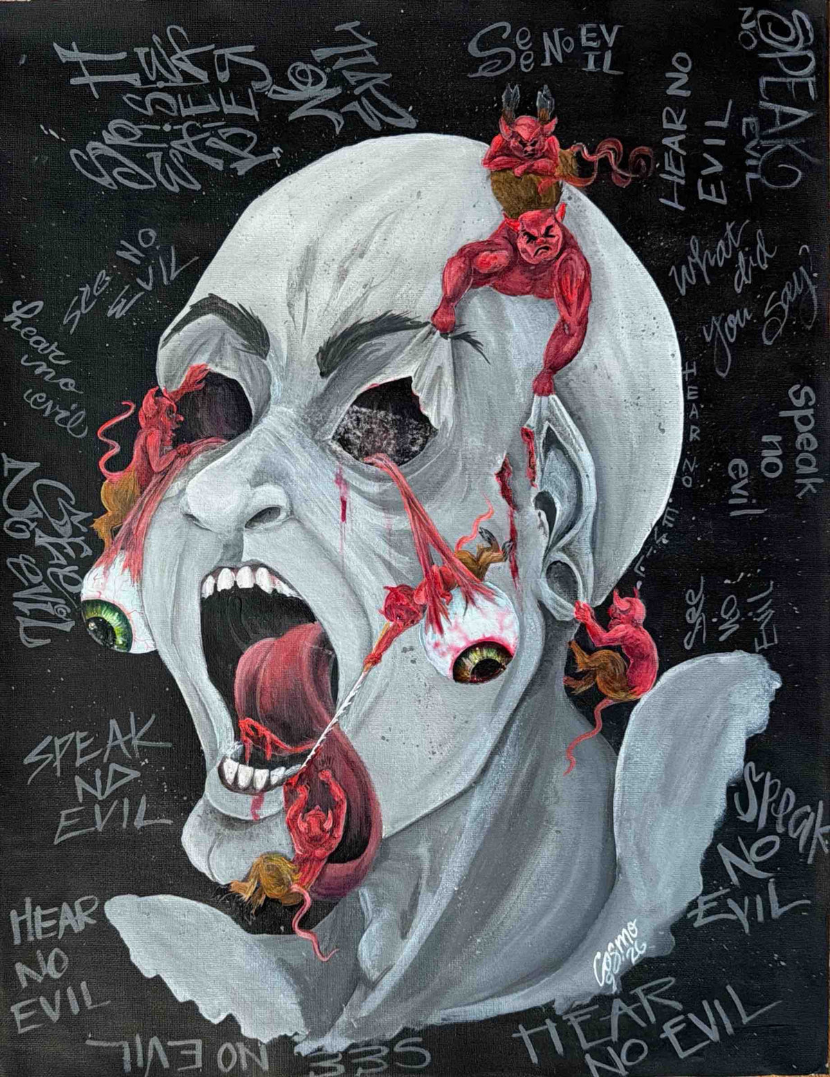 *Puppeteers of the Flesh* Art by Susanne Cosmo