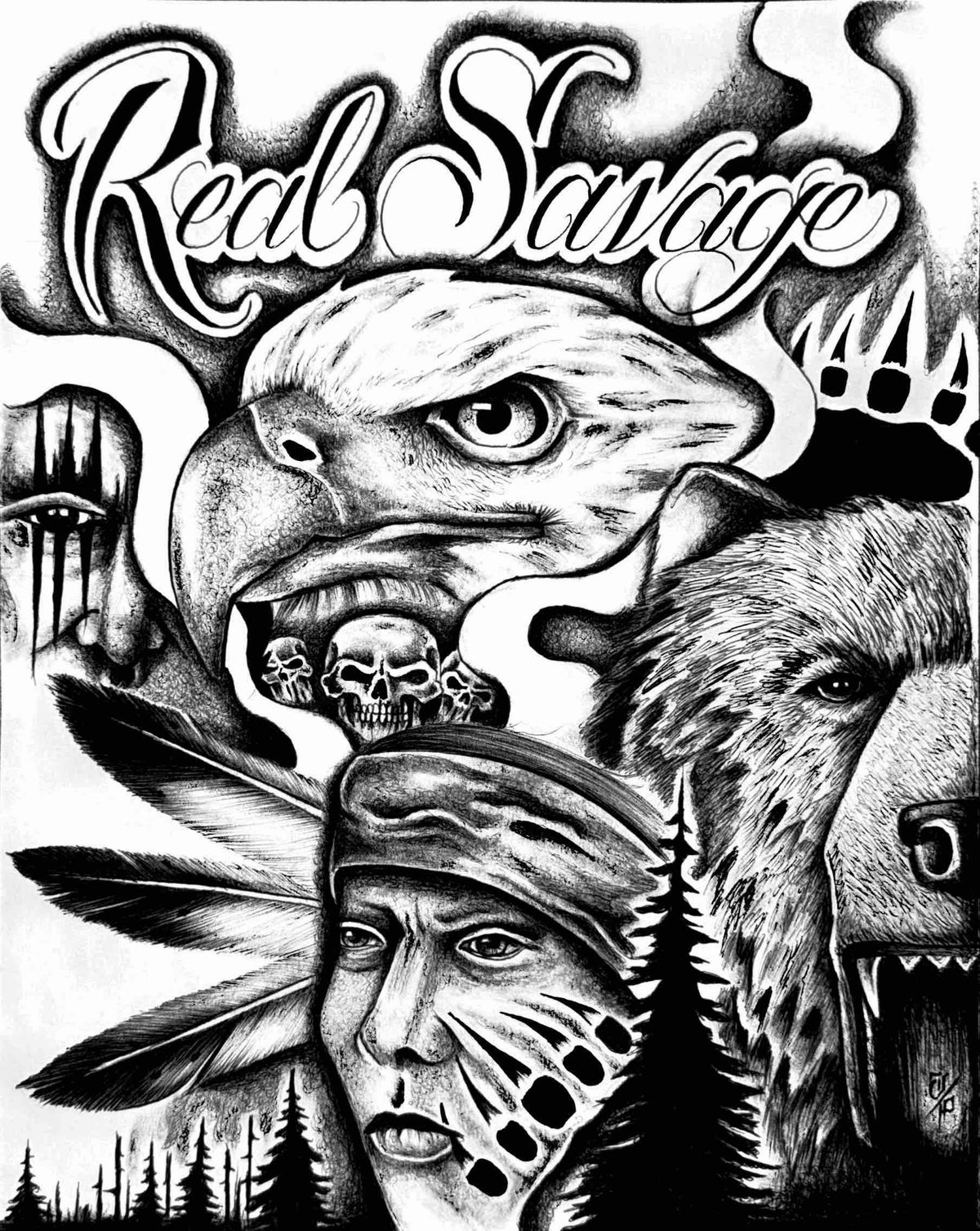 *Spirits of the Ridge* Art by Jade Pecore