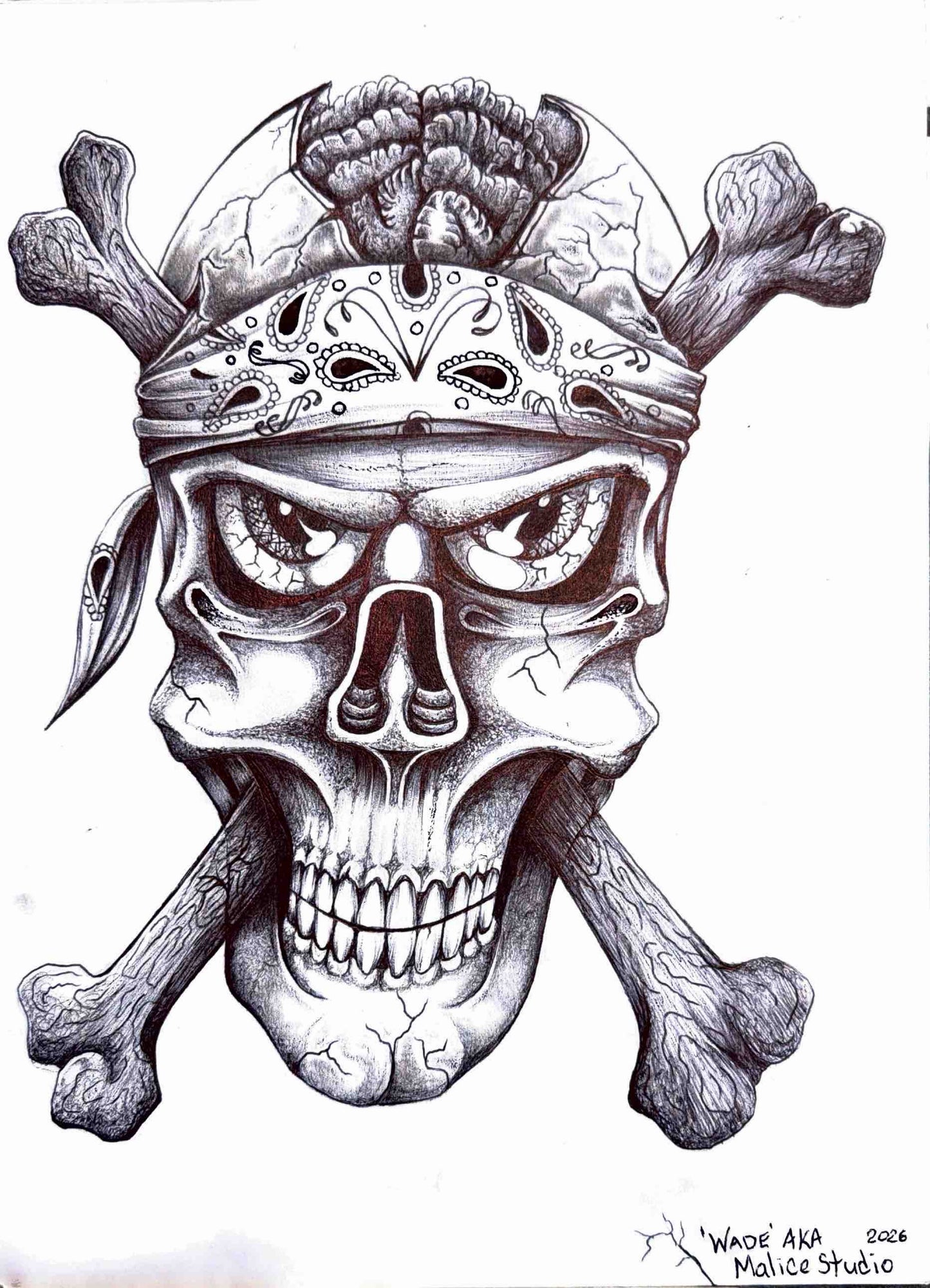 *Loco Roger* Art by Wade Bone
