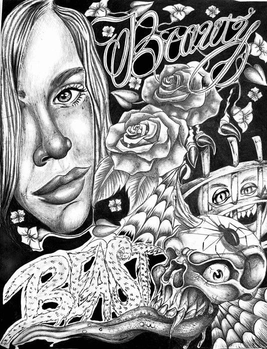*Beauty and the Beast* Art by Wade Bone and Andrew Wade collaboration