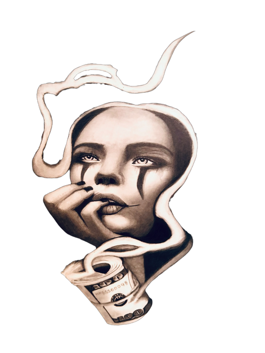 *Scarlet Harlequin* Art by Jason Burkhart
