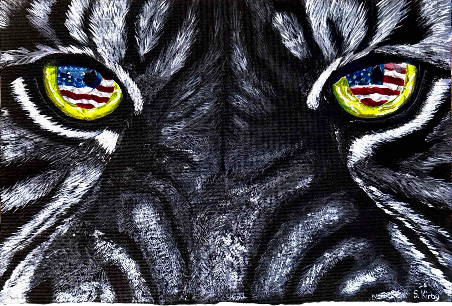 *Eye of the Tiger* Art by Stephanie Kirby