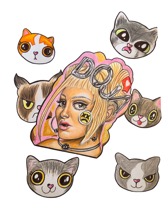 *The Cat's Meow* Art by Andrew Hall